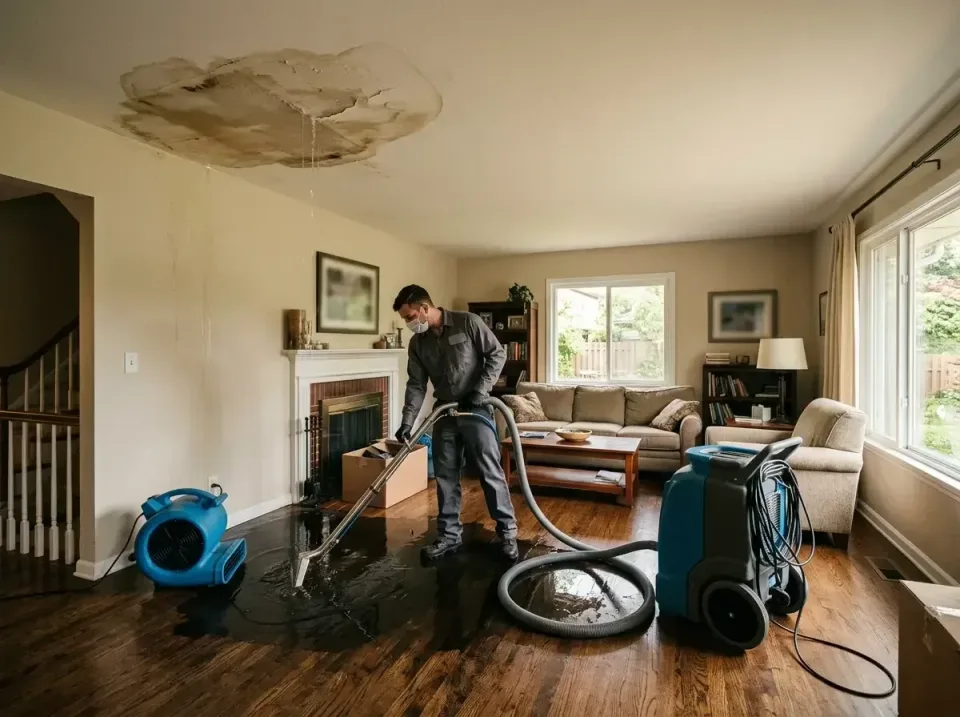 attic-pipe-burst-ceiling-drip-008 — frequently asked questions, Water Damage Restoration & Carpet Care in North Plains, OR